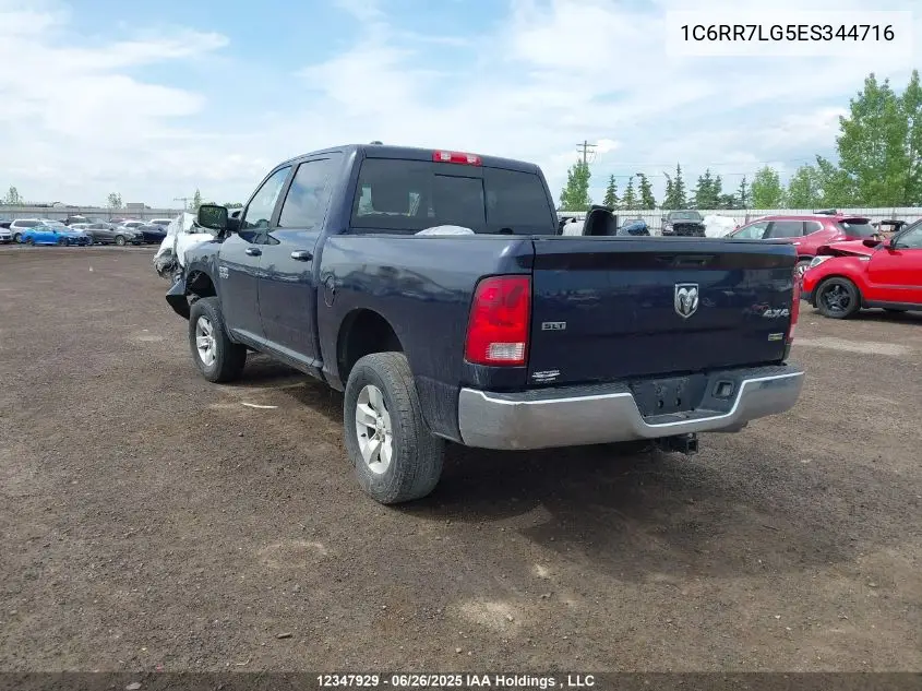 2014 Ram 1500 Slt VIN: 1C6RR7LG5ES344716 Lot: 12347929
