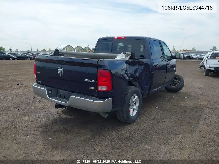 2014 Ram 1500 Slt VIN: 1C6RR7LG5ES344716 Lot: 12347929
