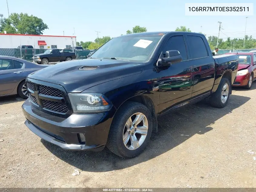 2014 Ram 1500 Sport VIN: 1C6RR7MT0ES352511 Lot: 42771682