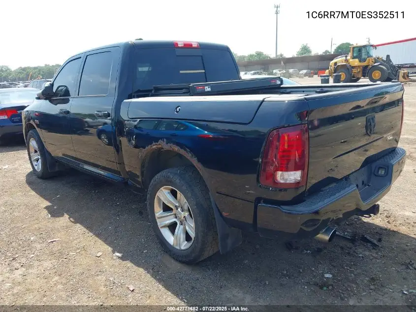 2014 Ram 1500 Sport VIN: 1C6RR7MT0ES352511 Lot: 42771682