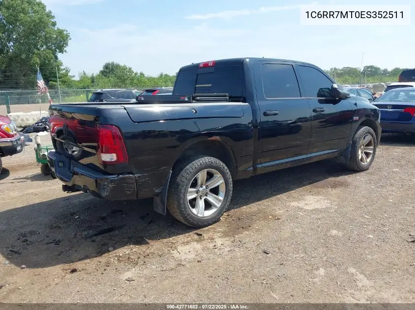 2014 Ram 1500 Sport VIN: 1C6RR7MT0ES352511 Lot: 42771682
