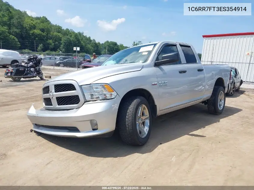 2014 Ram 1500 Express VIN: 1C6RR7FT3ES354914 Lot: 42799220