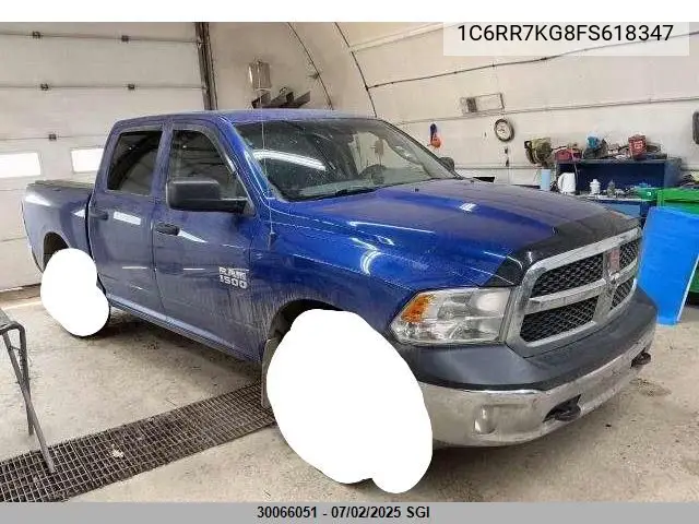 2015 Ram 1500 St VIN: 1C6RR7KG8FS618347 Lot: 30066051