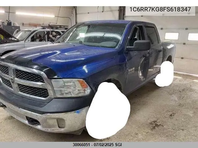 2015 Ram 1500 St VIN: 1C6RR7KG8FS618347 Lot: 30066051