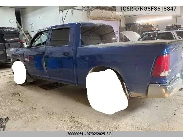 2015 Ram 1500 St VIN: 1C6RR7KG8FS618347 Lot: 30066051