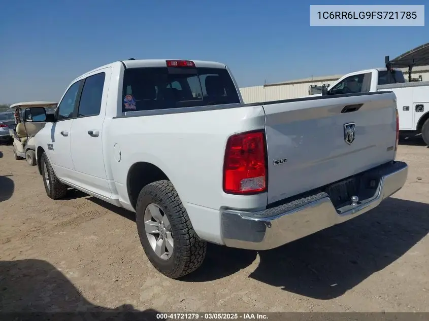 2015 Ram 1500 Slt VIN: 1C6RR6LG9FS721785 Lot: 41721279