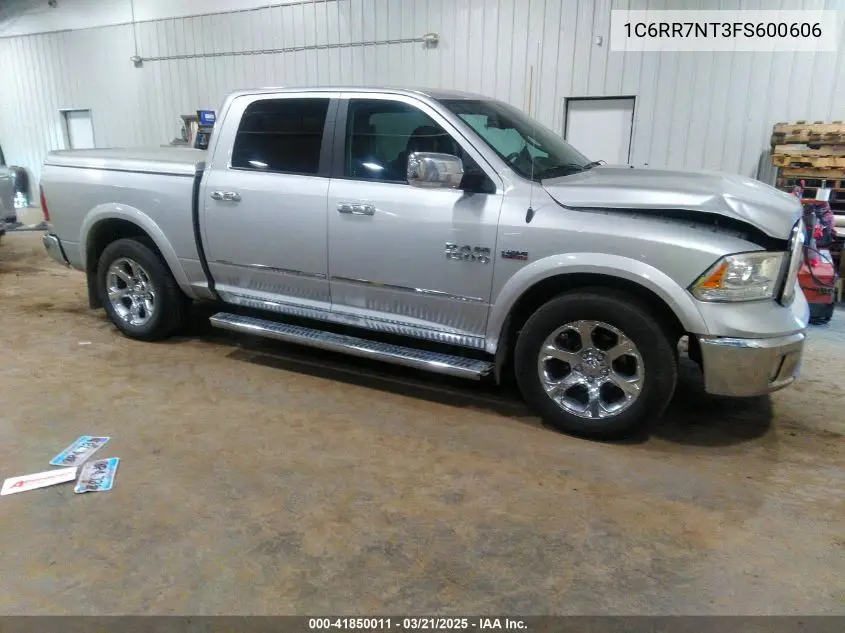 2015 Ram 1500 Laramie VIN: 1C6RR7NT3FS600606 Lot: 41850011