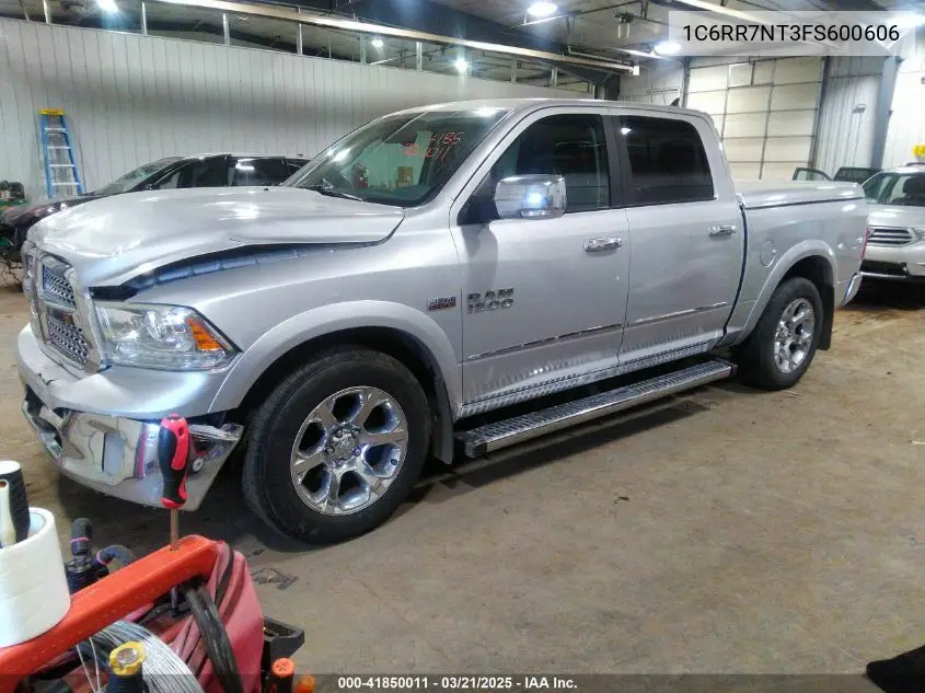 2015 Ram 1500 Laramie VIN: 1C6RR7NT3FS600606 Lot: 41850011