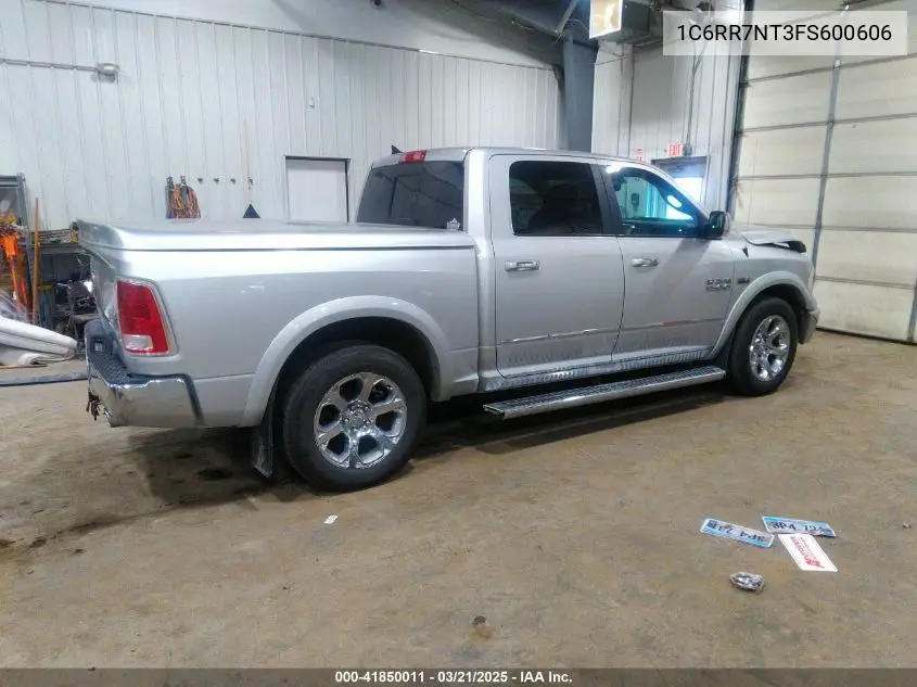 2015 Ram 1500 Laramie VIN: 1C6RR7NT3FS600606 Lot: 41850011
