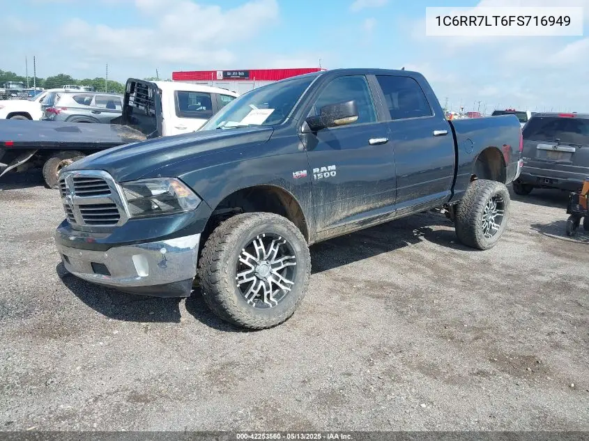 2015 Ram 1500 Big Horn VIN: 1C6RR7LT6FS716949 Lot: 42253560