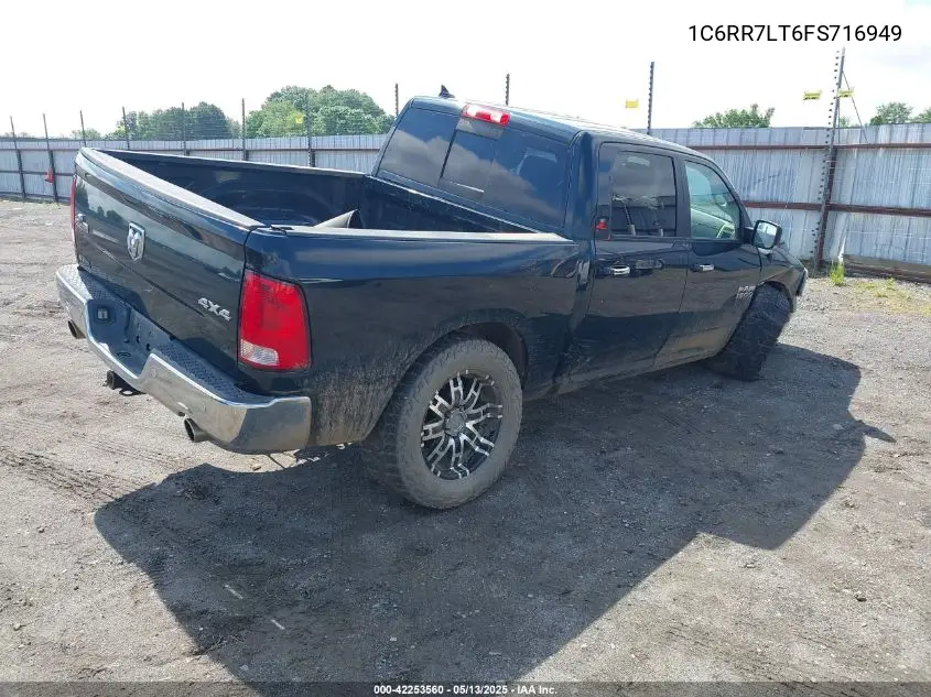 2015 Ram 1500 Big Horn VIN: 1C6RR7LT6FS716949 Lot: 42253560