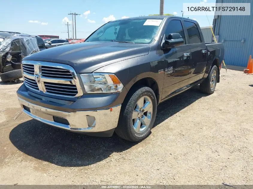 2015 Ram 1500 Big Horn VIN: 1C6RR6LT1FS729148 Lot: 42780907
