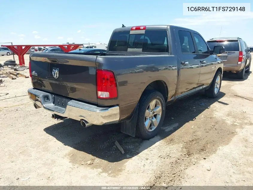 2015 Ram 1500 Big Horn VIN: 1C6RR6LT1FS729148 Lot: 42780907
