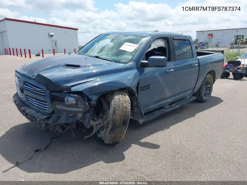 2015 Ram 1500 Sport VIN: 1C6RR7MT8FS787374 Lot: 42788948