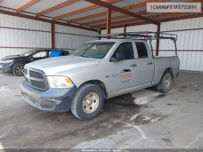 2015 Ram 1500 Tradesman VIN: 1C6RR6FT1FS722891 Lot: 42806741