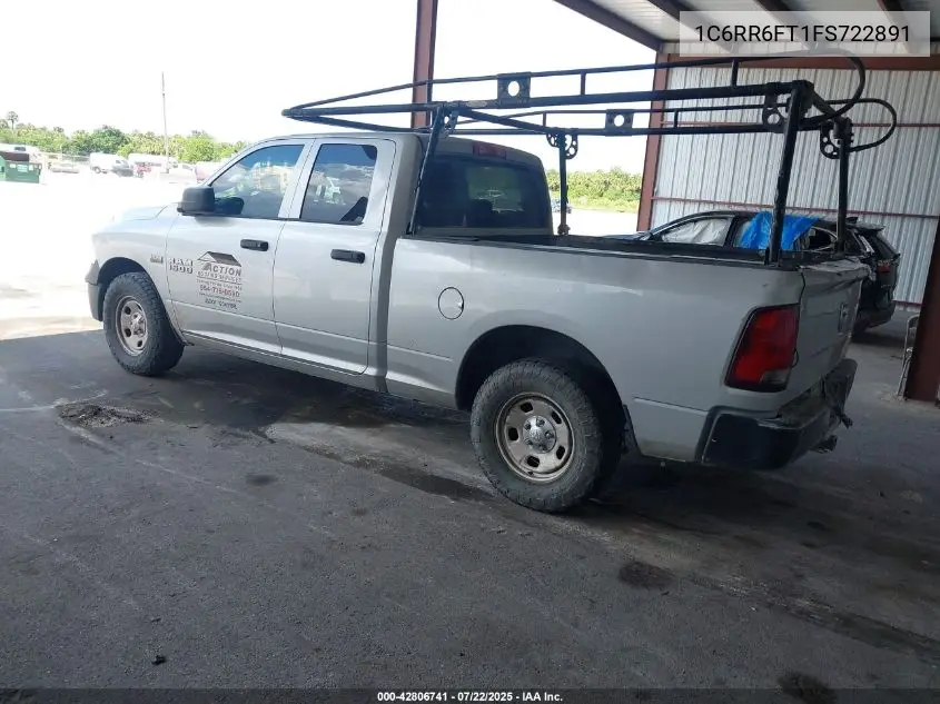 2015 Ram 1500 Tradesman VIN: 1C6RR6FT1FS722891 Lot: 42806741