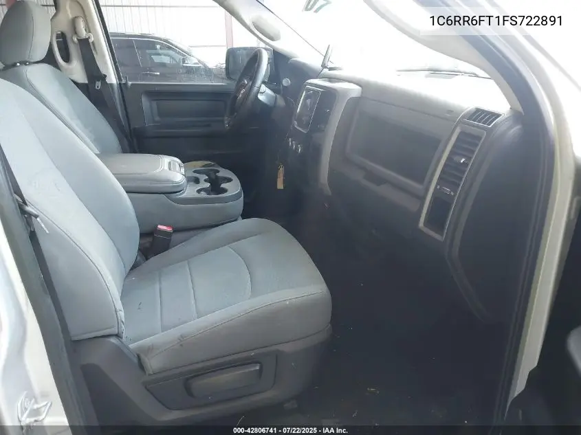 2015 Ram 1500 Tradesman VIN: 1C6RR6FT1FS722891 Lot: 42806741