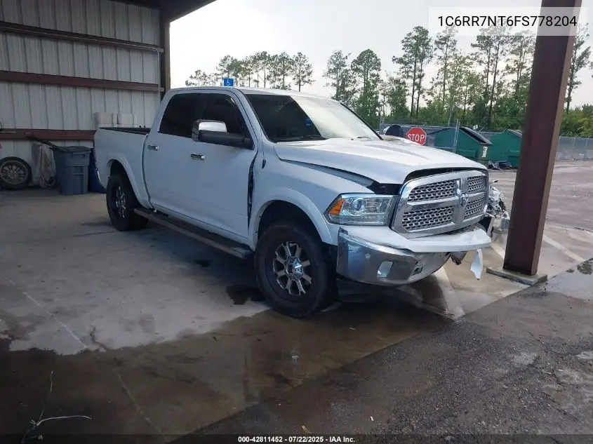 2015 Ram 1500 Laramie VIN: 1C6RR7NT6FS778204 Lot: 42811452