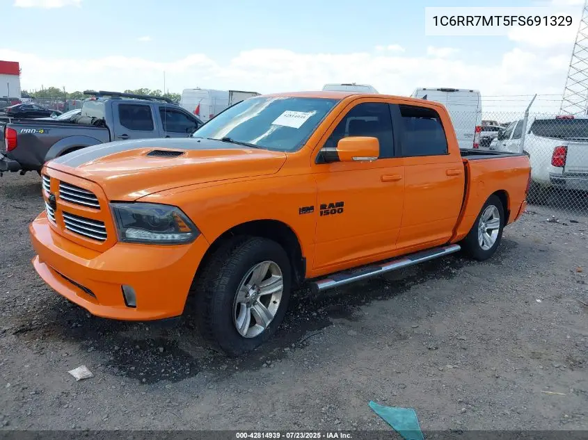 2015 Ram 1500 Sport VIN: 1C6RR7MT5FS691329 Lot: 42814939