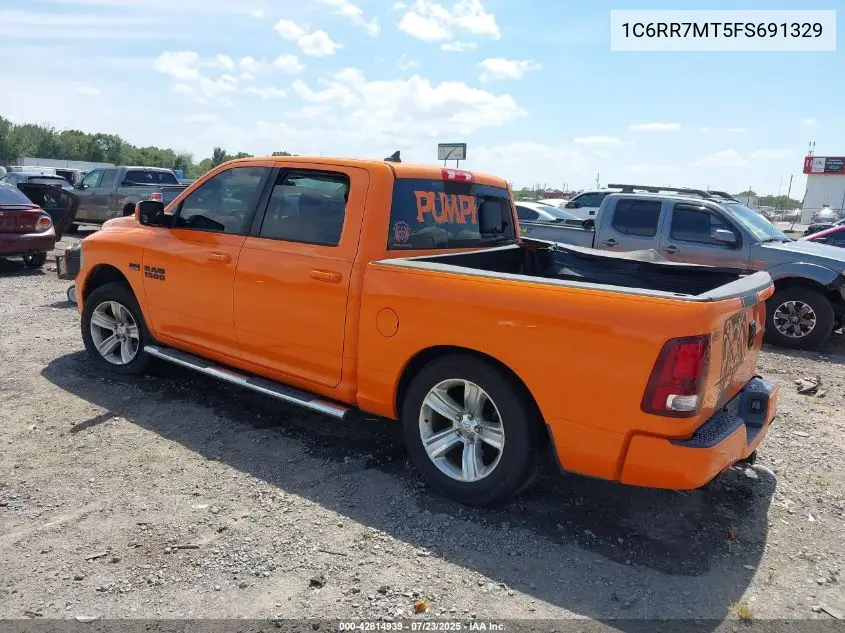 2015 Ram 1500 Sport VIN: 1C6RR7MT5FS691329 Lot: 42814939