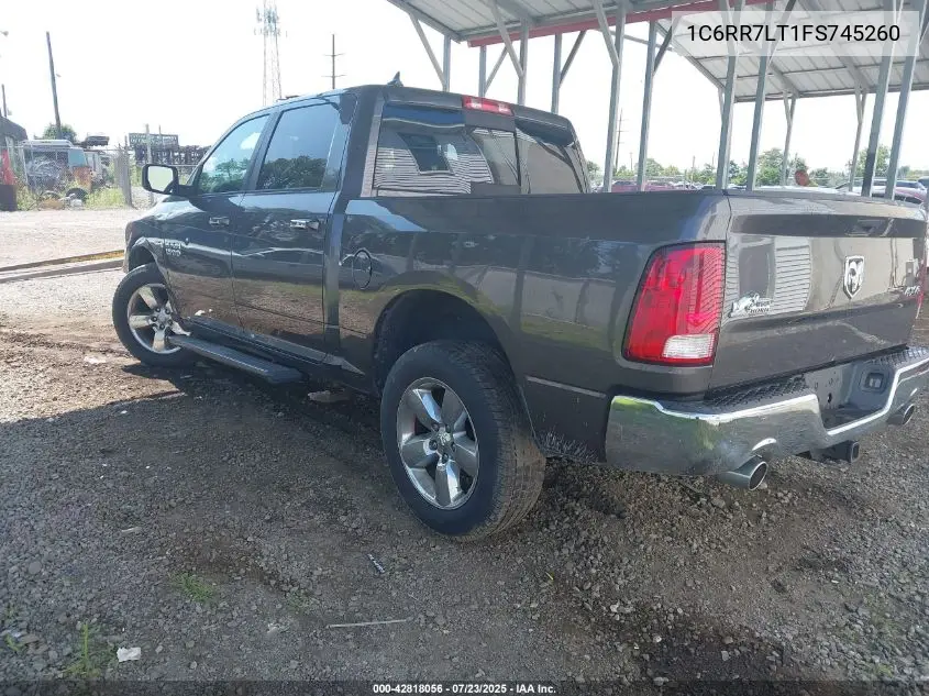 2015 Ram 1500 Big Horn VIN: 1C6RR7LT1FS745260 Lot: 42818056