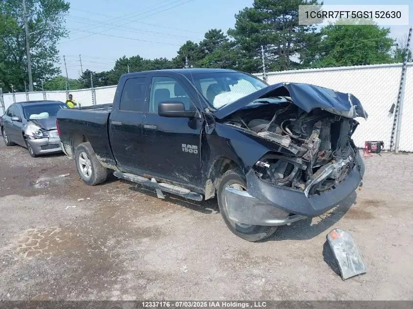 2016 Ram 1500 St VIN: 1C6RR7FT5GS152630 Lot: 12337176X
