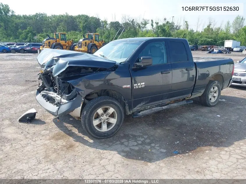 2016 Ram 1500 St VIN: 1C6RR7FT5GS152630 Lot: 12337176X