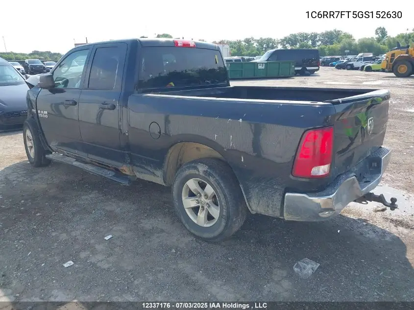 2016 Ram 1500 St VIN: 1C6RR7FT5GS152630 Lot: 12337176X