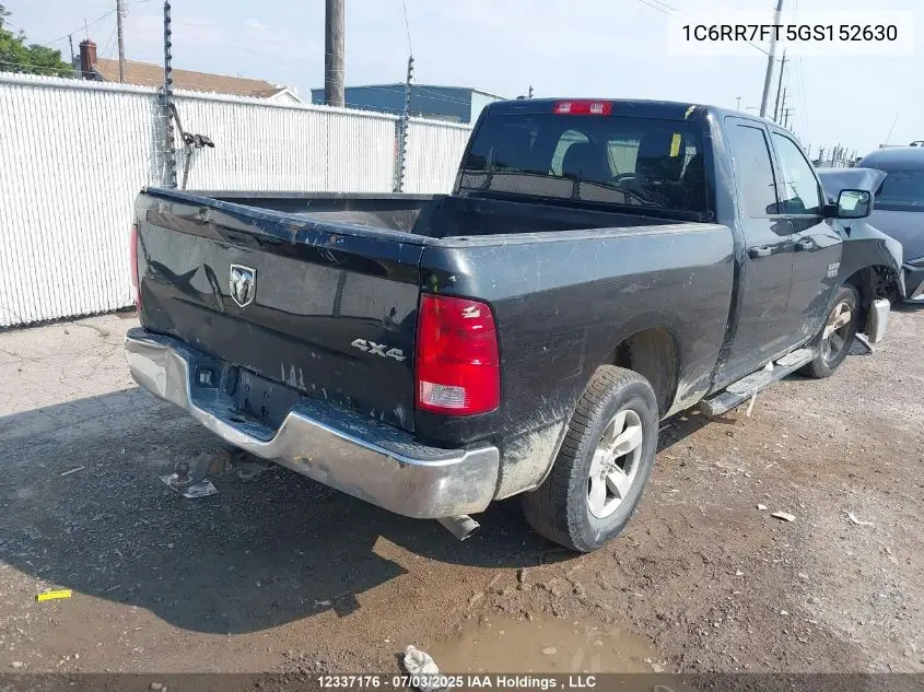 2016 Ram 1500 St VIN: 1C6RR7FT5GS152630 Lot: 12337176X