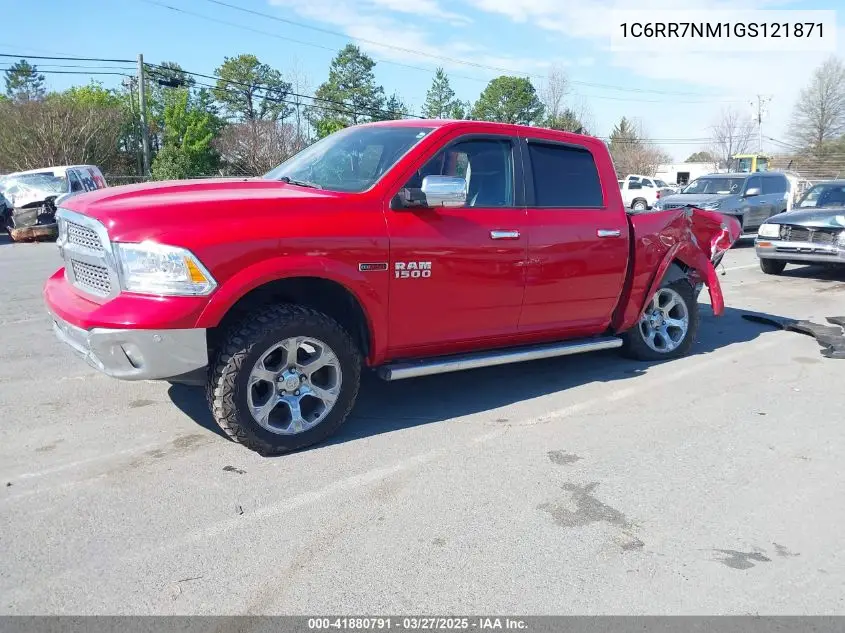 2016 Ram 1500 Laramie VIN: 1C6RR7NM1GS121871 Lot: 41880791