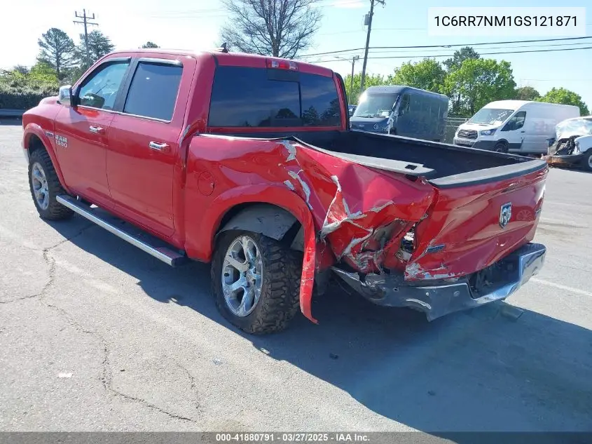 2016 Ram 1500 Laramie VIN: 1C6RR7NM1GS121871 Lot: 41880791