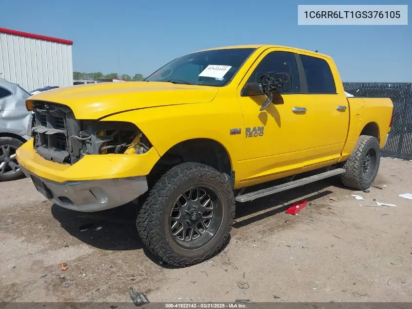 2016 Ram 1500 Lone Star VIN: 1C6RR6LT1GS376105 Lot: 41922143