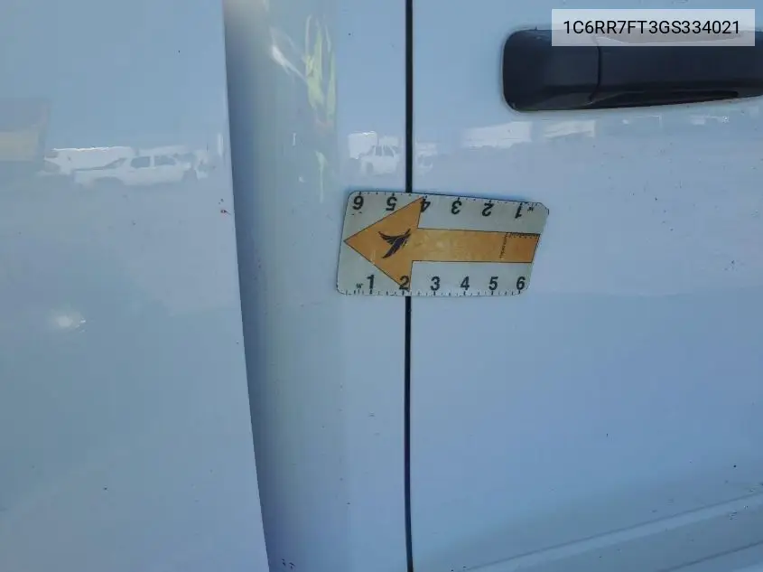 2016 Ram 1500 St VIN: 1C6RR7FT3GS334021 Lot: 42262282