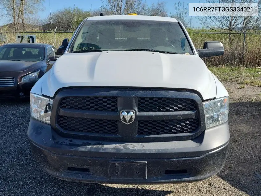 2016 Ram 1500 St VIN: 1C6RR7FT3GS334021 Lot: 42262282