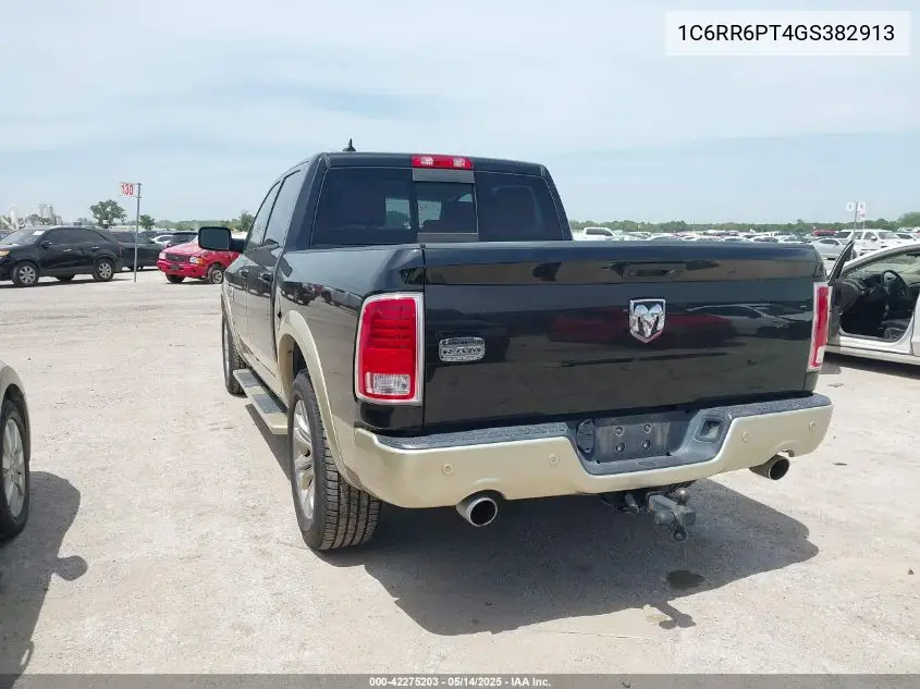 2016 Ram 1500 Longhorn VIN: 1C6RR6PT4GS382913 Lot: 42275203