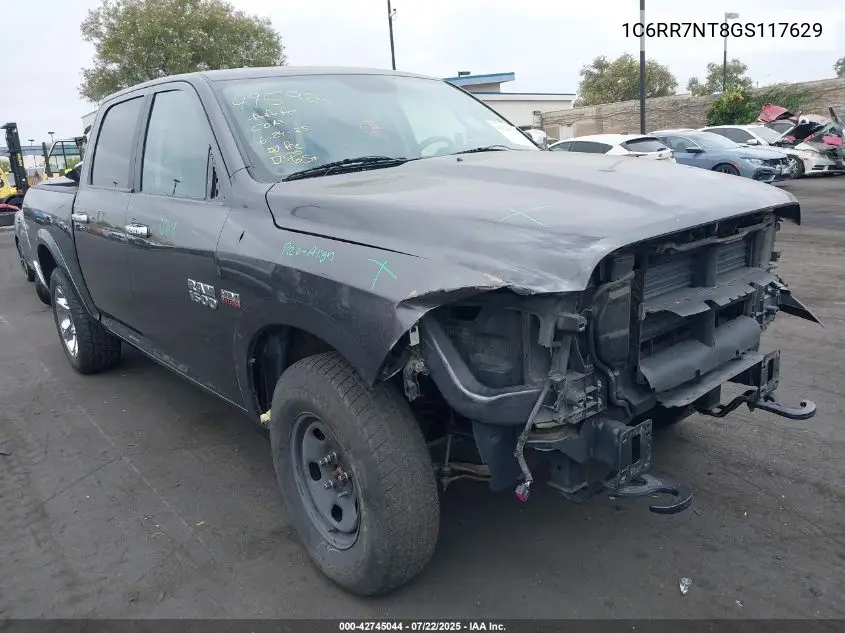 2016 Ram 1500 Laramie VIN: 1C6RR7NT8GS117629 Lot: 42745044