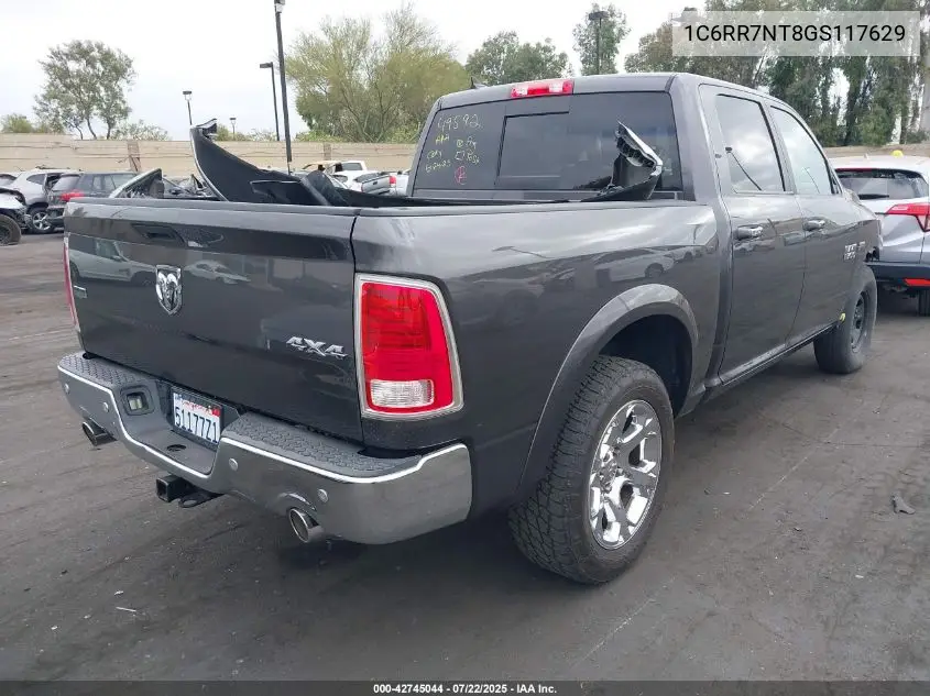 2016 Ram 1500 Laramie VIN: 1C6RR7NT8GS117629 Lot: 42745044