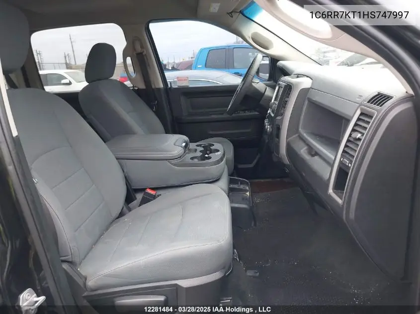 2017 Ram 1500 St VIN: 1C6RR7KT1HS747997 Lot: 12281484