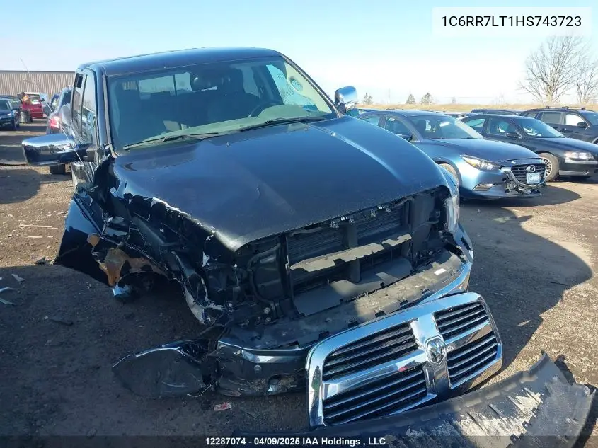 2017 Ram 1500 Slt VIN: 1C6RR7LT1HS743723 Lot: 12287074