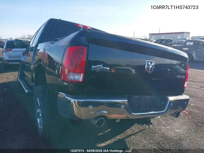 2017 Ram 1500 Slt VIN: 1C6RR7LT1HS743723 Lot: 12287074