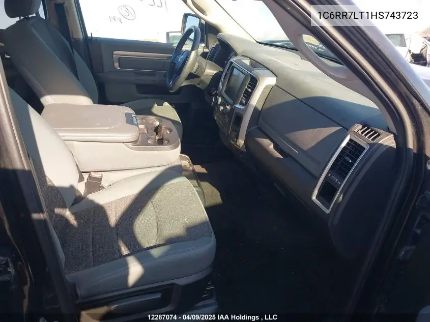 2017 Ram 1500 Slt VIN: 1C6RR7LT1HS743723 Lot: 12287074