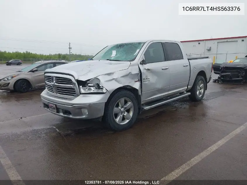 2017 Ram 1500 Slt VIN: 1C6RR7LT4HS563376 Lot: 12353781