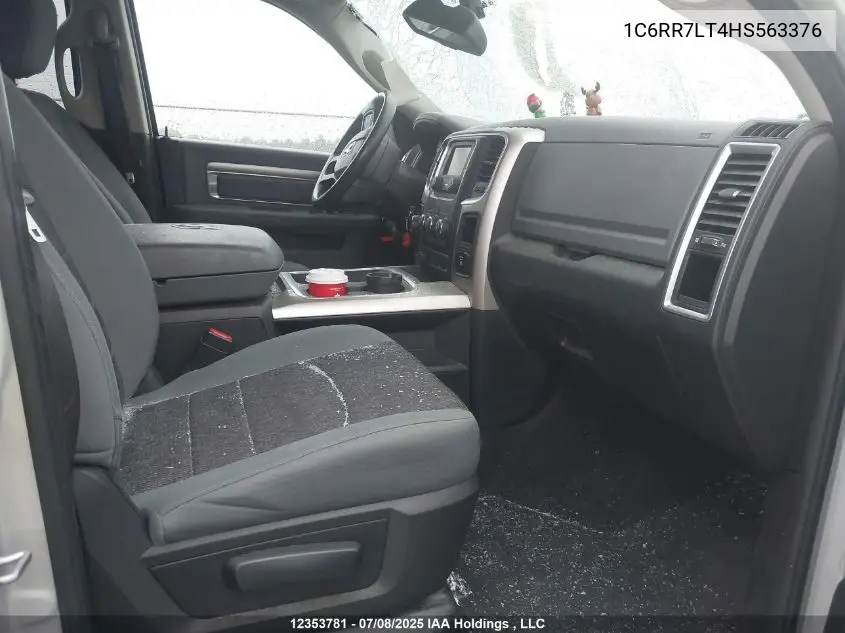 2017 Ram 1500 Slt VIN: 1C6RR7LT4HS563376 Lot: 12353781