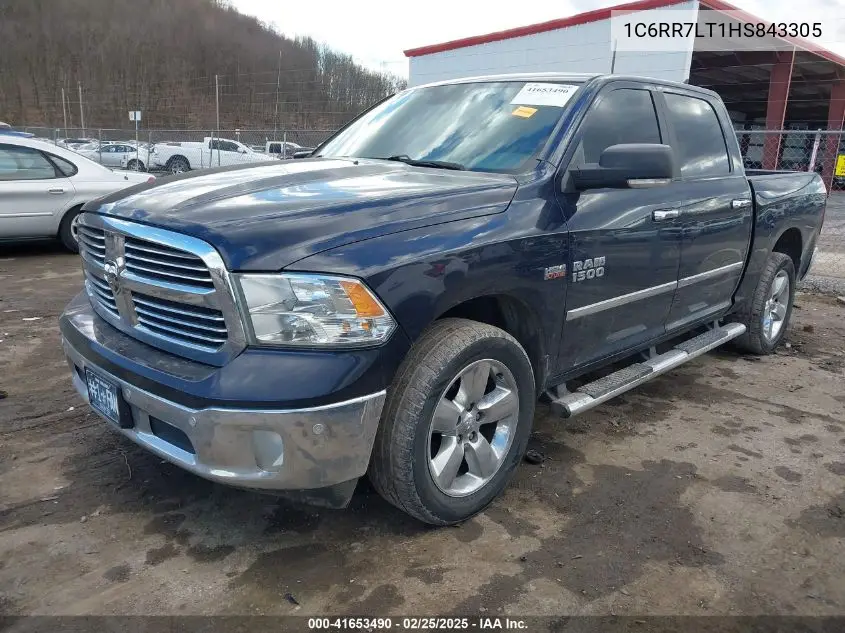 2017 Ram 1500 Big Horn 4X4 5'7 Box VIN: 1C6RR7LT1HS843305 Lot: 41653490