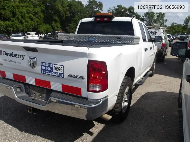 2017 Ram 1500 Tradesman 4X4 6'4 Box VIN: 1C6RR7FG2HS656993 Lot: 42262645