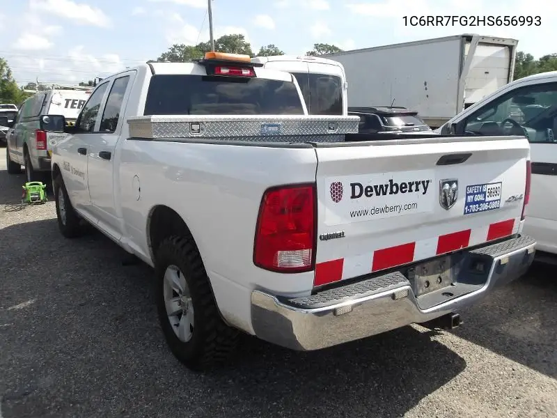 2017 Ram 1500 Tradesman 4X4 6'4 Box VIN: 1C6RR7FG2HS656993 Lot: 42262645