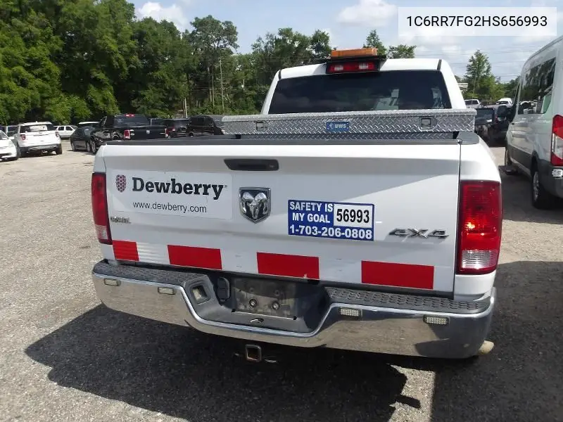 2017 Ram 1500 Tradesman 4X4 6'4 Box VIN: 1C6RR7FG2HS656993 Lot: 42262645