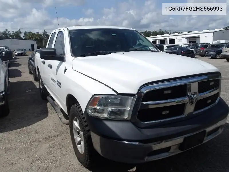 2017 Ram 1500 Tradesman 4X4 6'4 Box VIN: 1C6RR7FG2HS656993 Lot: 42262645