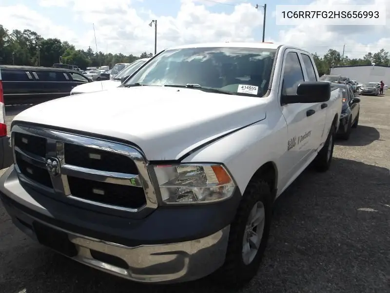 2017 Ram 1500 Tradesman 4X4 6'4 Box VIN: 1C6RR7FG2HS656993 Lot: 42262645