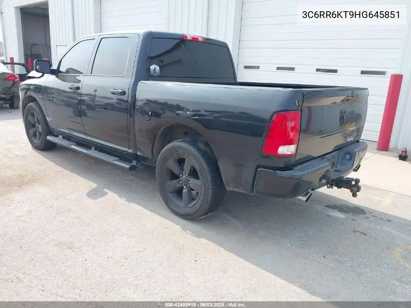 2017 Ram 1500 Express 4X2 5'7 Box VIN: 3C6RR6KT9HG645851 Lot: 42405919
